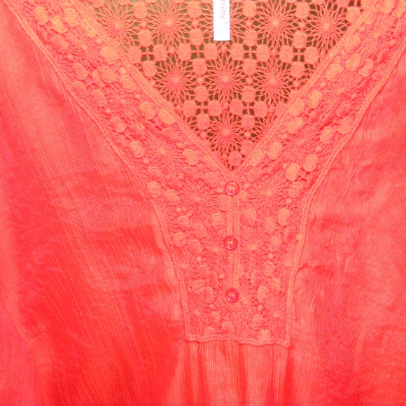 Orange Lace Top Grande and Green - Picture 6 of 8